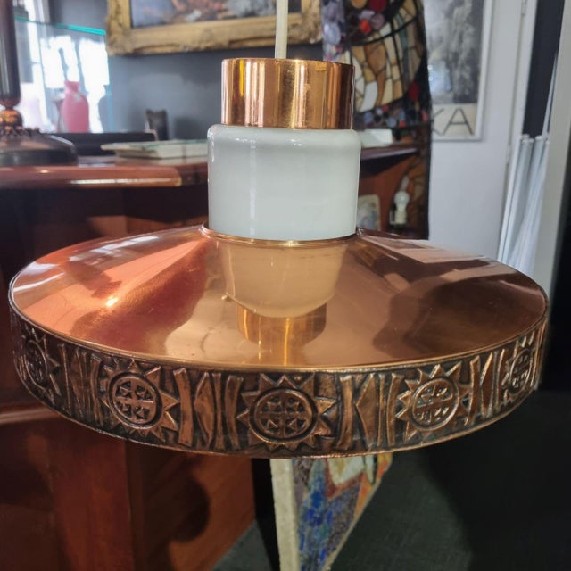 Mid-Century Modern Pendant Lamp from György Csanádi, 1960s For Sale - Image 4 of 10
