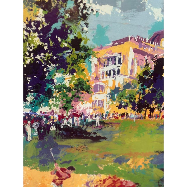ち*6様 Leroy Neiman オーガスタ ゴルフ シルクスクリーン Abstract Leroy Neiman Golf Tournament Serigraph | Chairish