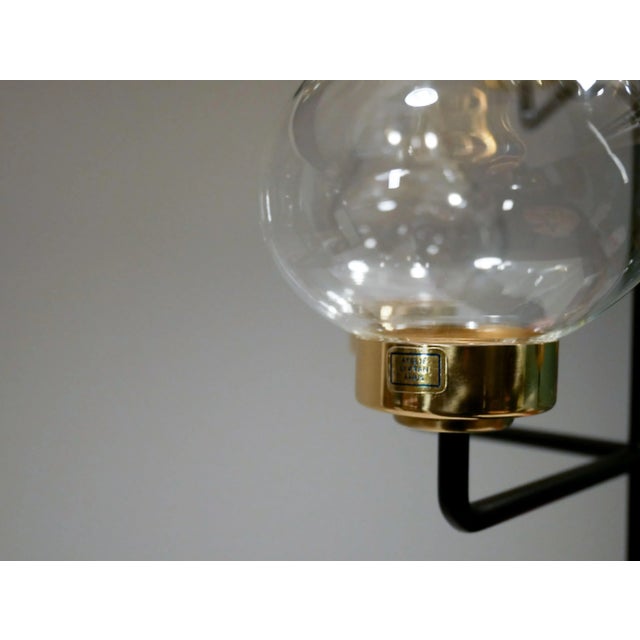 Black Chandelier by Anders Pehrson for Ateljé Lyktan, 1960s For Sale - Image 8 of 10