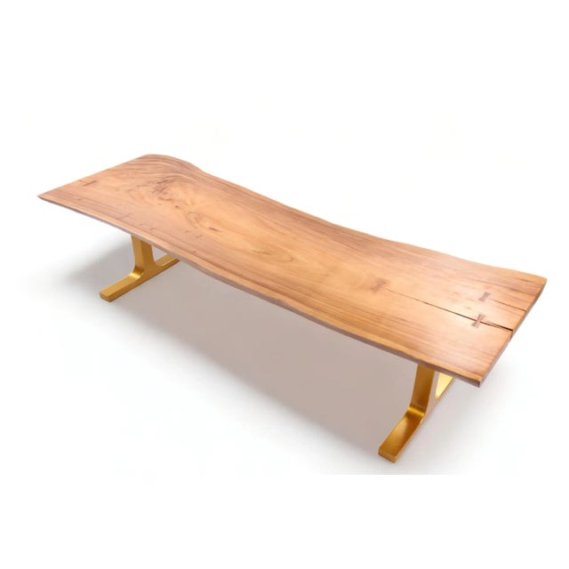 118" Inch Living Edge Dining Table For Sale In Greensboro - Image 6 of 11