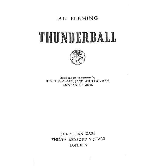 Traditional "Thunderball" 1983 Fleming, Ian For Sale - Image 3 of 7