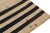 1950s Vintage Turkish Kilim Rug in Beige-Brown With Black Stripe Patterns For Sale - Image 5 of 8