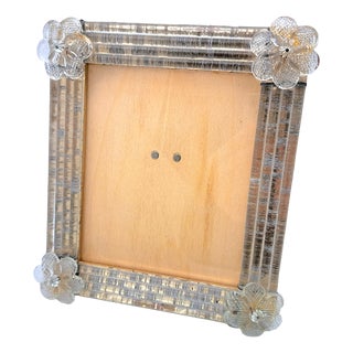 Murano Glass Photo Frame from Manifattura Di Murano, 1970s For Sale