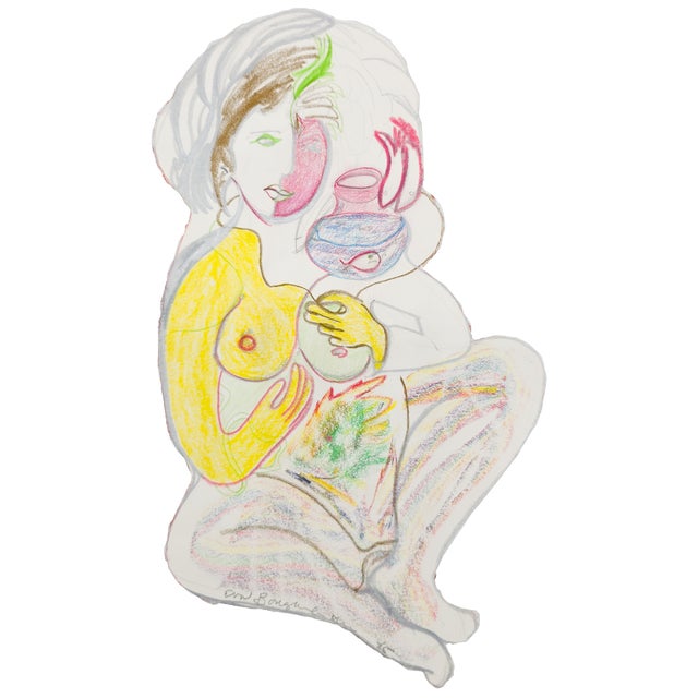 Why This Work Matters Paper Doll Thoughts makes the figure itself the artwork’s physical boundary, with the paper cut...