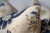 Textile Custom Pair of Linen Floral Print Pillows For Sale - Image 7 of 8