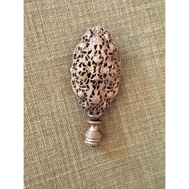 Large 33.5" 1950s Signed Earle Chapman Substantial Cast Plaster Lamp W/ Tanner Kenzie Shade For Sale - Image 11 of 12