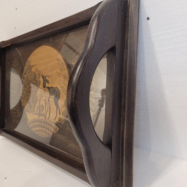 Tray in Carved Wood, 1920s For Sale - Image 13 of 18