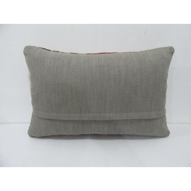 Turkish Kilim Pillow Cover For Sale - Image 3 of 4
