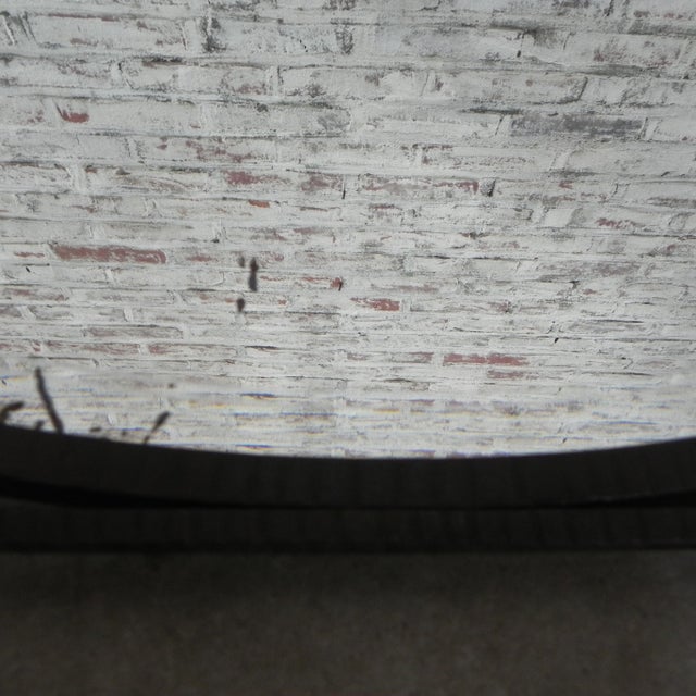 Art Deco Steel Mirror, 1933 For Sale - Image 11 of 12