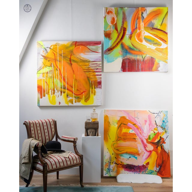 Postmodern Dick Berckenkamp, Spritz I, Acrylic on Canvas For Sale - Image 3 of 6