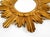 Mid-Century Modern Italian Sunburst Wall Mirror in Wood and Resin, 1950s For Sale - Image 10 of 15