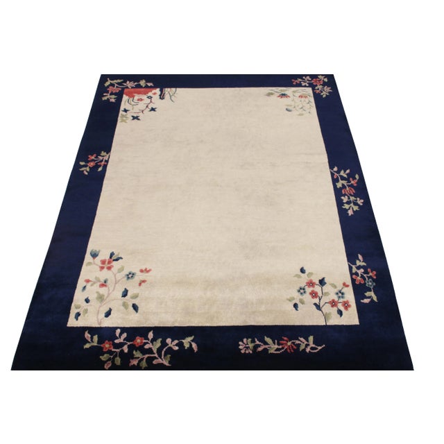 Carrying a healthy pile, this 6x8 vintage piece from Rug & Kilim’s Antique & Vintage collection celebrated delicate...