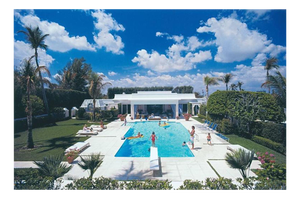Slim Aarons, Goodmans Pool, Estate Stamped Photographic Print