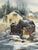 A beautifully atmospheric 1977 original watercolor attributed to Massachusetts artist Arthur Fox (1933–2019), depicting a...