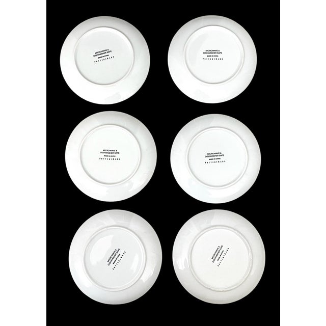 2010s Pottery Barn 12 Days of Christmas Plates Dessert Salad 7.25” 2012 Complete Set For Sale - Image 5 of 6