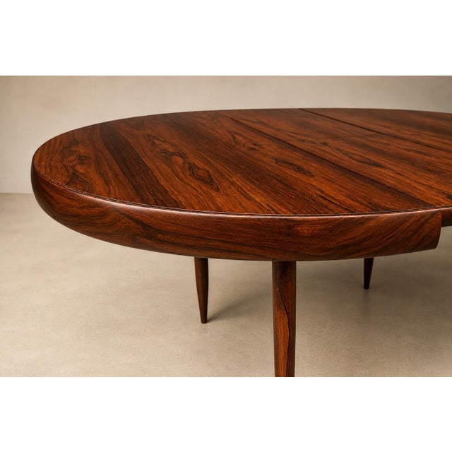 Extendable Rosewood Dining Table by Jorge Jabour, Brazilian Modern, 1950s For Sale - Image 12 of 18