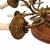 Brown 19th Century Wooden and Gilded Bronze Wall Sconces, Set of 2 For Sale - Image 8 of 9