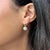 Contemporary 2.50 Carat Old European Cut Lab Diamond & 10k Yellow Gold Vintage Stud Earrings, Pair For Sale - Image 3 of 11