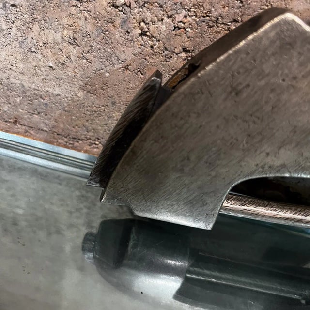 AMBIANIC presents 1900s fish lock from Korea likely decorated a lacquered chest cabinet offering a splash of golden brass....