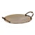 Azalea Stainless Steel Serving Tray, Round For Sale