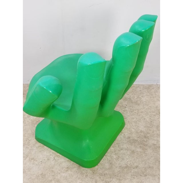 1960s RmiI Green Plastic Hand Chair Chairish