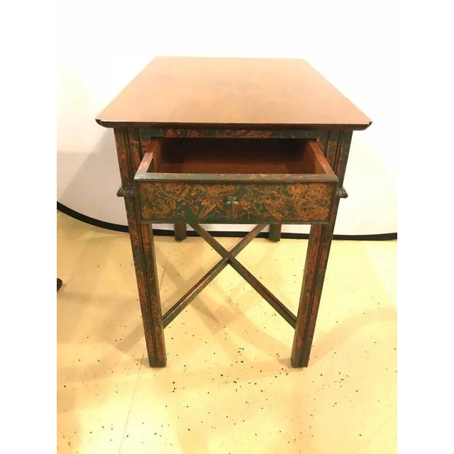 Chinoiserie Chinoiserie Decorated End Table by South Hampton Furniture For Sale - Image 3 of 12