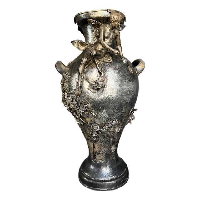 Art Nouveau Vase from Kayserzinn, 1890s For Sale