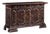 Rustic Italian Burgundy Sideboard For Sale