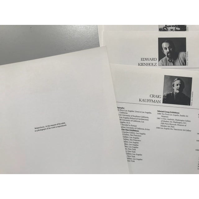 West Coast: 1945 - 1969 ~ Vintage Pasadena Museum of Art Exhibition Catalog Book For Sale - Image 11 of 13