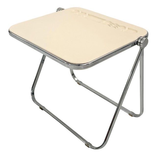 Beige Platone Folding Desk by Giancarlo Piretti for Anonima Castelli, 1970s For Sale - Image 12 of 12