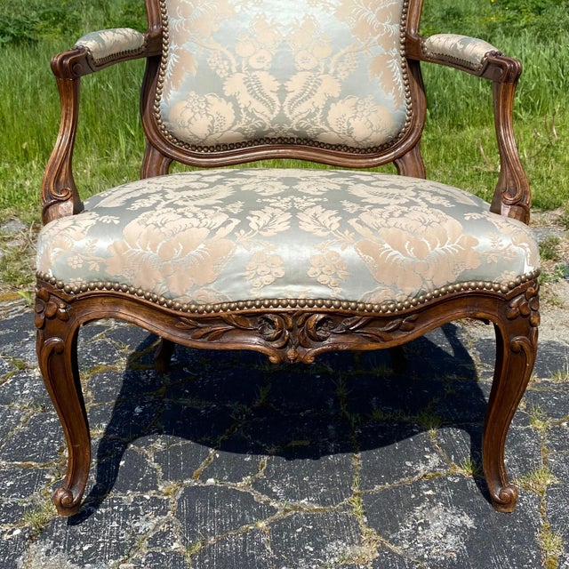 19th Century Highly Carved Armchairs from South of France - Set of 4 For Sale In Portland, ME - Image 6 of 13