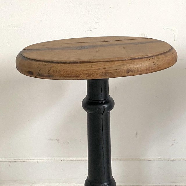 Wood Antique Oak Stools, 1800s, Set of 2 For Sale - Image 7 of 12