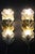 Gold and White Murano Glass Leaf Sconces in the style of Barovier, 1990s, Set of 2 For Sale - Image 13 of 15