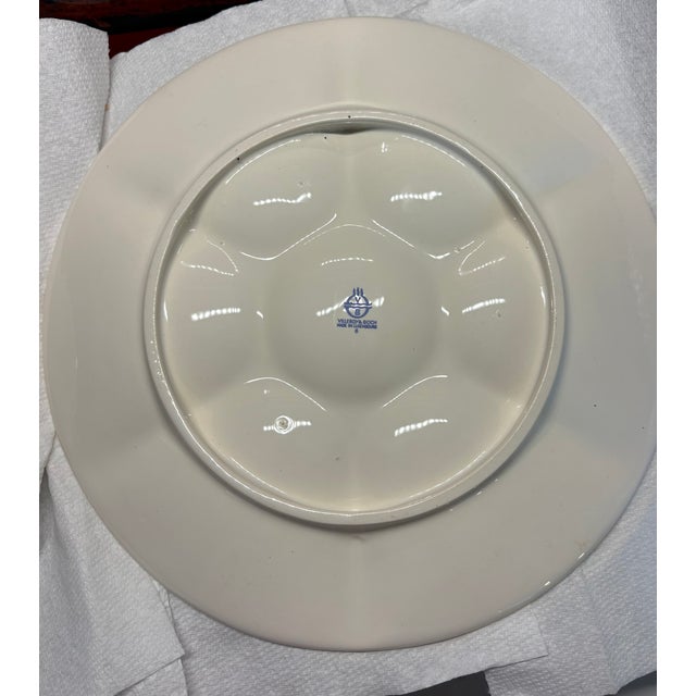 1960s Oyster Plates Villeroy & Boch Faience - Set of 10 For Sale - Image 12 of 12