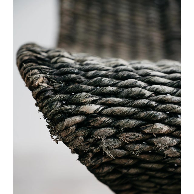 S Chair in Banana Leaf Rope by Marzio Cecchi for Studio Most, 1970s For Sale - Image 11 of 12