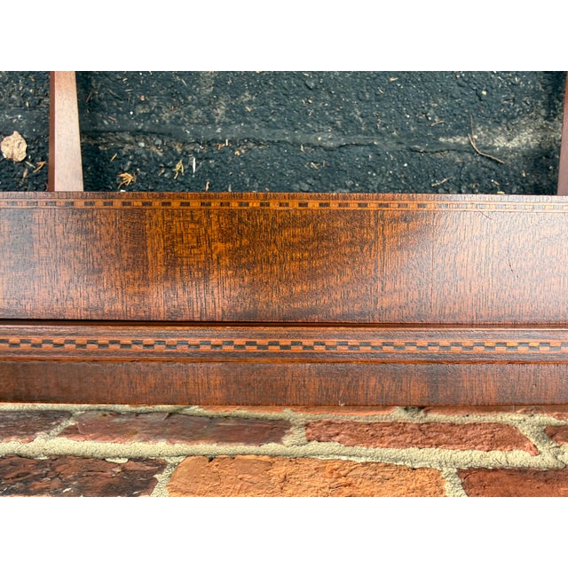 Early 20th Century Federal-Style Inlaid Mahogany Coffee Table For Sale - Image 16 of 16