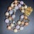 Murano Vintage Venetian/Murano Glass Wedding Cake Bead (Or Fiorato) Bracelet With Ornate Clasp For Sale - Image 4 of 4