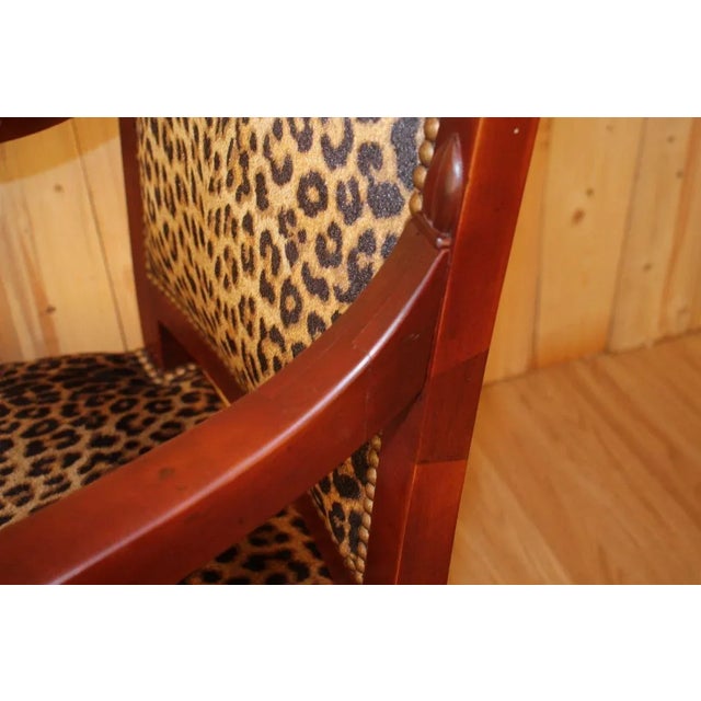 Mahogany Empire Style Armchair For Sale - Image 6 of 7