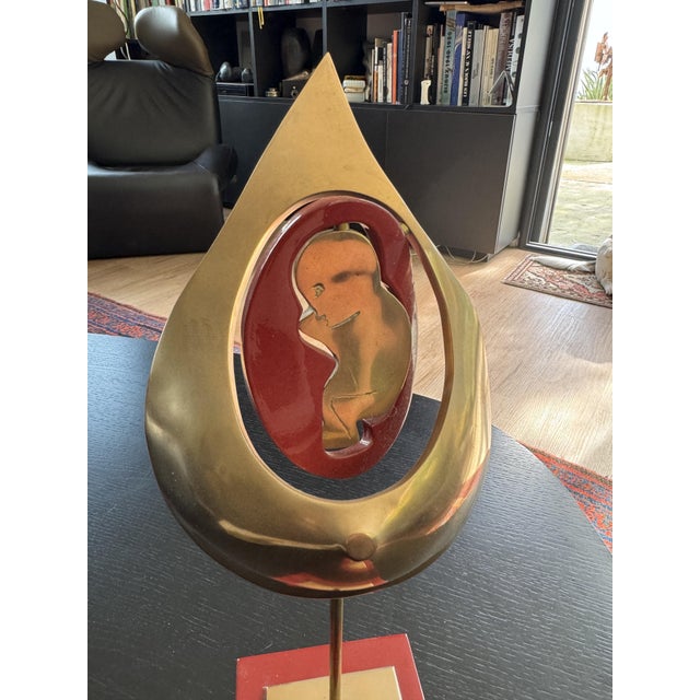 Abstract Bronze Sculpture by Laurent Rioux For Sale - Image 6 of 8