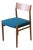 Dining Chairs Model 418 in Teak and Green Wool Upholstery by Arne Vodder for Sibast, 1960s, Set of 4 For Sale