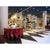 Red Colletto Round Coffee Table in Powder-Coated Aluminum & Glass Top by Altreforme For Sale - Image 8 of 11