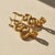 Yellow Massive Snake Earrings With Citrines in Opened Mouth, Pair For Sale - Image 8 of 9