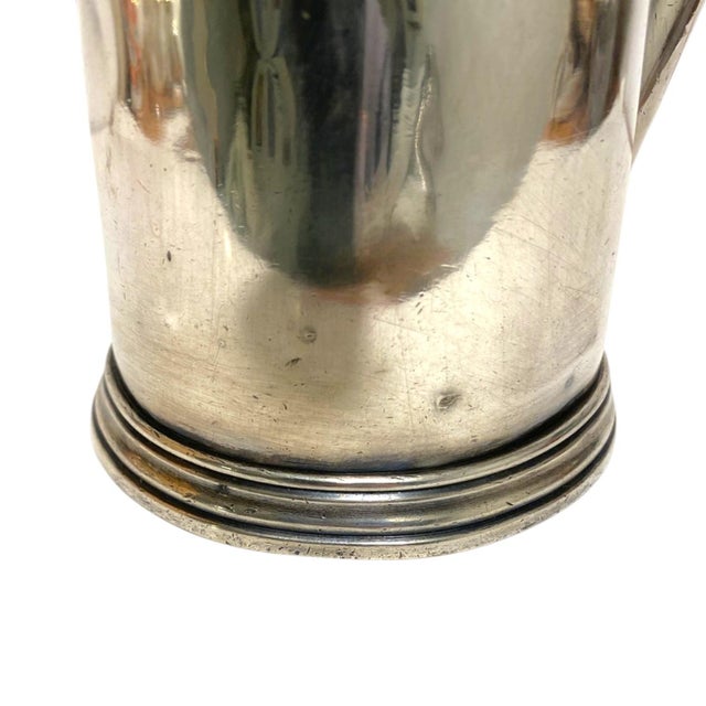 Early 20th Century Early 20th Century Christofle Silverplate Chocolate Pot French Coffee Teapot Metal Blanc For Sale - Image 5 of 16