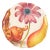 Illustration Botaniste Flower Side Plates, Set of 4 For Sale - Image 3 of 8
