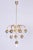Mid-Century Chandelier in Brass and Opaline Glass, Czech, 1950s For Sale - Image 12 of 16
