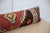:: Reclaimed vintage rug fragment made into a lovely lumbar pillow! Vintage circa the early 20th century Kurdish hand-...