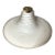 Vintage White Classic Swirl Murano Glass Hanging Lamp For Sale