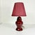 Nothing more iconic than a Ginger Jar style ceramic table lamp. This one is a deep maroon color and a coordinating pleated...