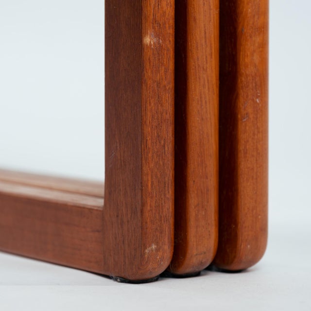 Danish Teak Nesting Tables, 1970s, Set of 3 For Sale - Image 9 of 16