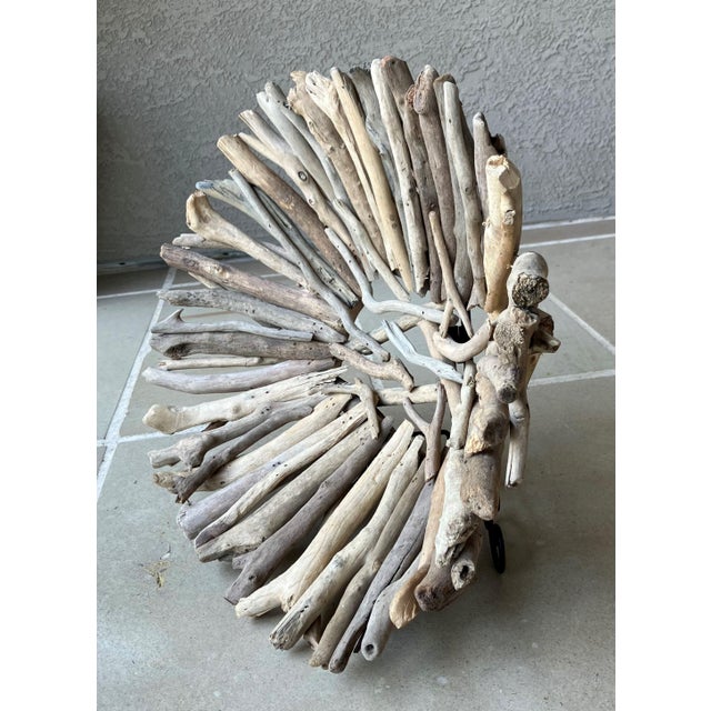 Late 20th-Century Adirondack-Inspired Branch & Twig Works Centerpiece Pedestal Bowl For Sale - Image 11 of 18